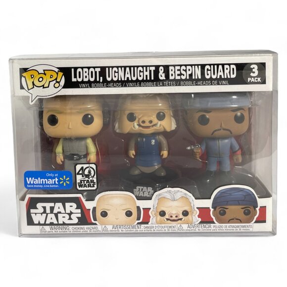 Funko Other - Funko! Star Wars 40th Anniversary - Lobot, Ugnaught, and Bespin Guard 3-Pack